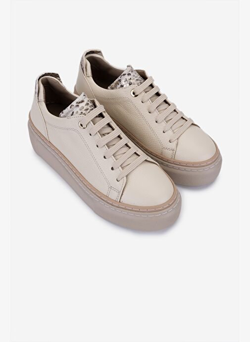 Valmenti Kadın Bej Sneakers & Spor Ayakkabı - Görsel 3