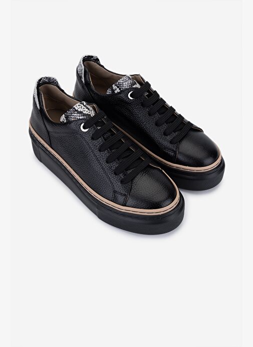 Valmenti Kadın Siyah Floter Sneakers & Spor Ayakkabı - Görsel 3