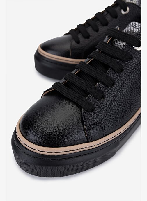 Valmenti Kadın Siyah Floter Sneakers & Spor Ayakkabı - Görsel 4