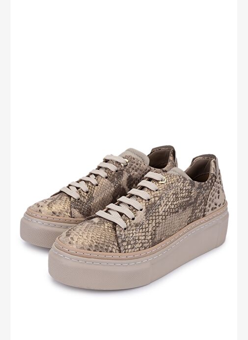 Valmenti Kadın Bej Sneakers & Spor Ayakkabı - Görsel 6