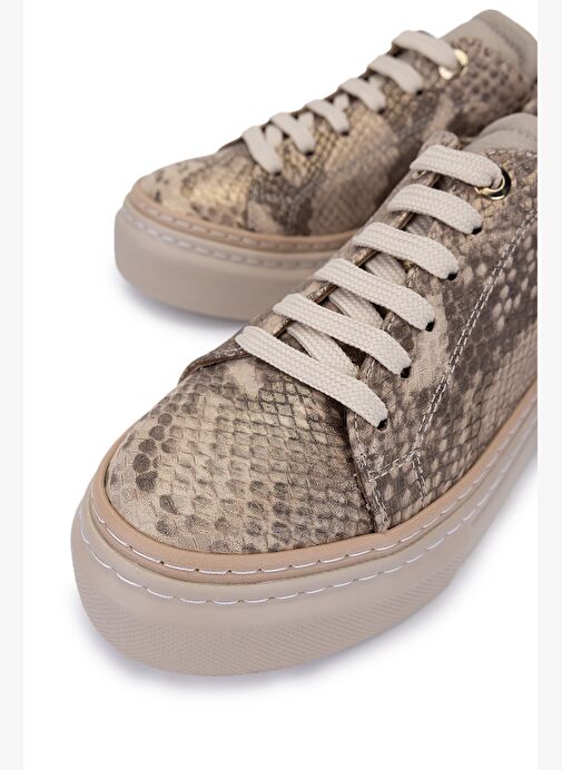 Valmenti Kadın Bej Sneakers & Spor Ayakkabı - Görsel 4