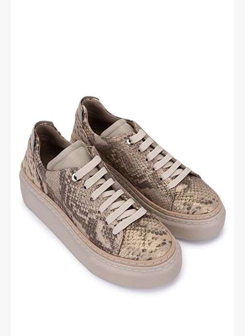 Valmenti Kadın Bej Sneakers & Spor Ayakkabı - Görsel 3
