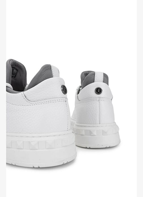 Tamer Tanca Erkek Beyaz Deri Sneakers & Spor Ayakkabı - Görsel 5
