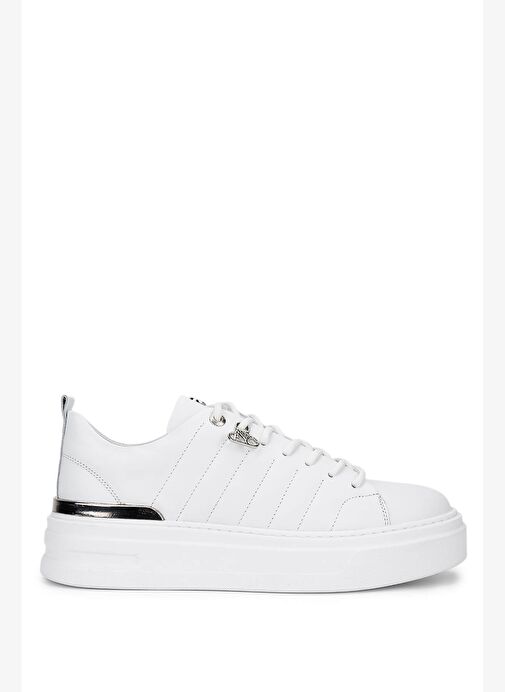 Tamer Tanca Erkek Hakiki Deri Beyaz Sneakers & Spor Ayakkabı - Görsel 2
