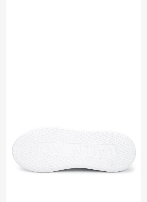 Mario Valentino Unisex Hakiki Deri Beyaz/Siyah Sneakers & Spor Ayakkabı - Görsel 2