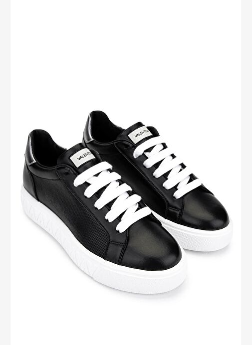 Mario Valentino Kadın Hakiki Deri Siyah Sneakers & Spor Ayakkabı - Görsel 3