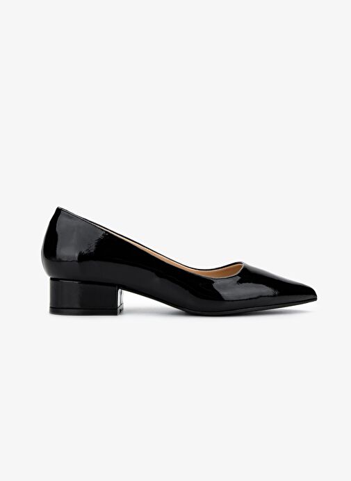 Valmenti Kadın Hakiki Deri Siyah Topuklu Ayakkabı - Görsel 2