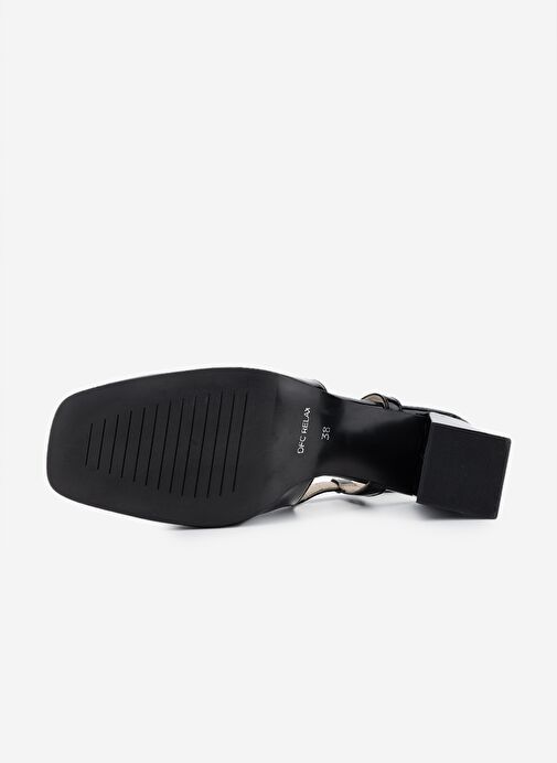 Valmenti Kadın Hakiki Deri Siyah Comfort Ayakkabı - Görsel 6