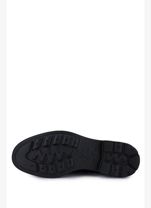 Tamer Tanca Erkek Hakiki Deri Siyah Deri Klasik Ayakkabı - Görsel 5