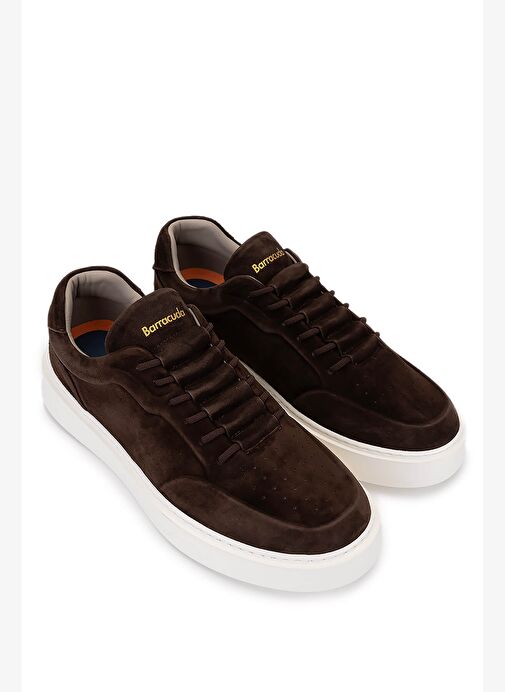 Barracuda Erkek Hakiki Deri Kahverengi Sneakers & Spor Ayakkabı - Görsel 3