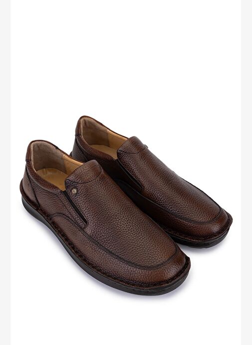 Tamer Tanca Erkek Hakiki Deri Taba Casual Ayakkabı - Görsel 3