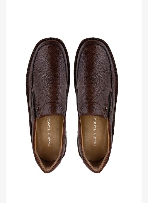 Tamer Tanca Erkek Hakiki Deri Taba Casual Ayakkabı - Görsel 6