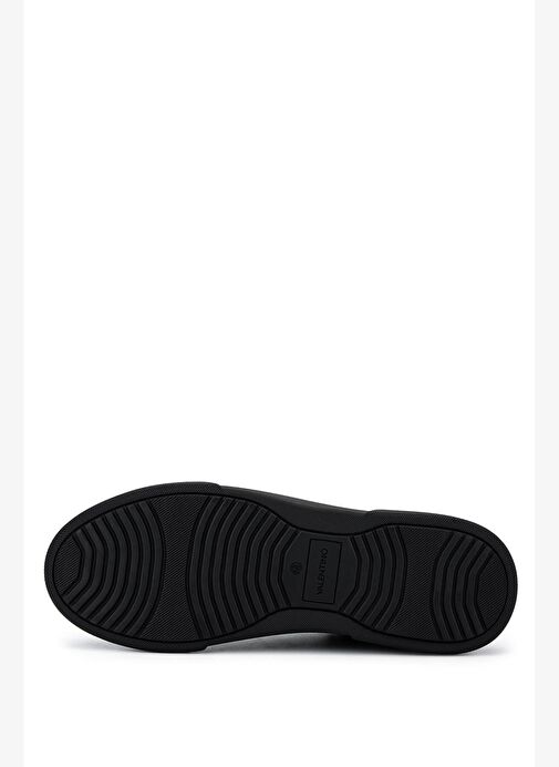 Mario Valentino Unisex Hakiki Deri Siyah Sneakers & Spor Ayakkabı - Görsel 4