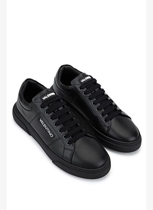 Mario Valentino Unisex Hakiki Deri Siyah Sneakers & Spor Ayakkabı - Görsel 3