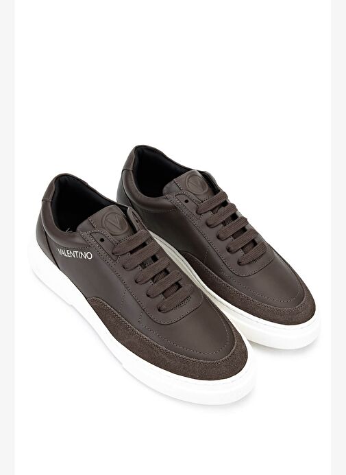 Mario Valentino Erkek Hakiki Deri Kahverengi Multi Sneakers & Spor Ayakkabı - Görsel 3