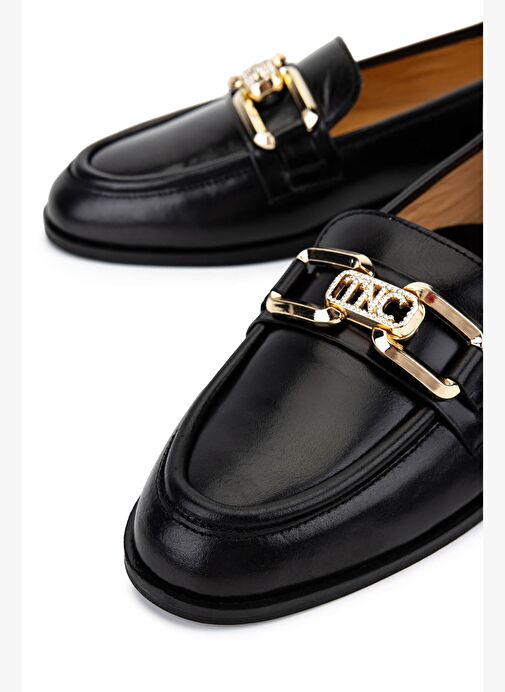 Relax Anatomic Kadın Hakiki Deri Siyah Comfort Ayakkabı - Görsel 5