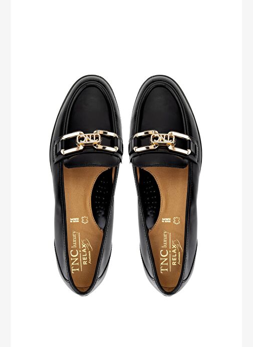 Relax Anatomic Kadın Hakiki Deri Siyah Comfort Ayakkabı - Görsel 6