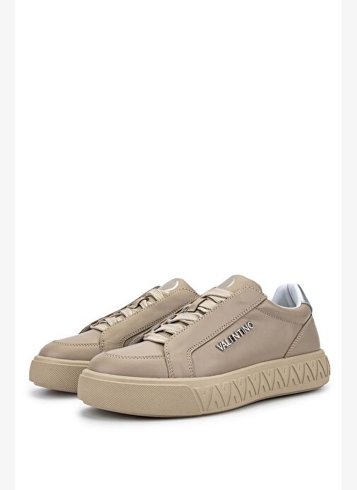 Mario Valentino Kadın Hakiki Deri Bej Sneakers & Spor Ayakkabı - Görsel 6
