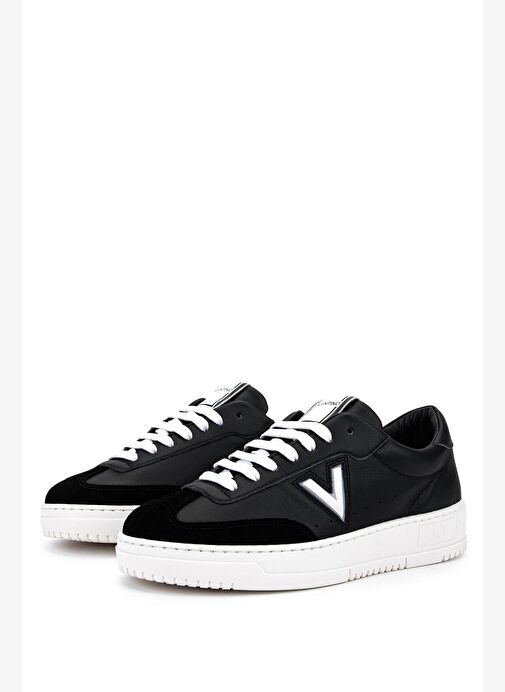 Mario Valentino Kadın Hakiki Deri Siyah/Beyaz Sneakers & Spor Ayakkabı - Görsel 6