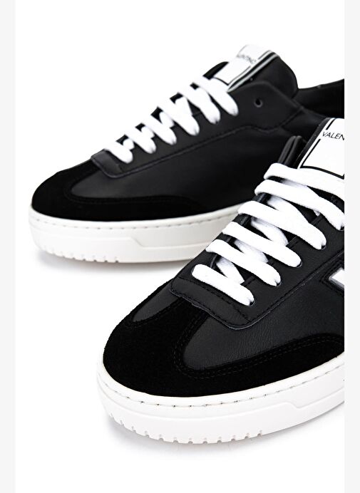 Mario Valentino Kadın Hakiki Deri Siyah/Beyaz Sneakers & Spor Ayakkabı - Görsel 5