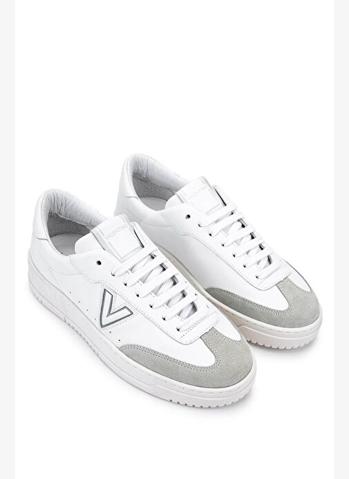 Mario Valentino Kadın Hakiki Deri Beyaz Sneakers & Spor Ayakkabı - Görsel 3