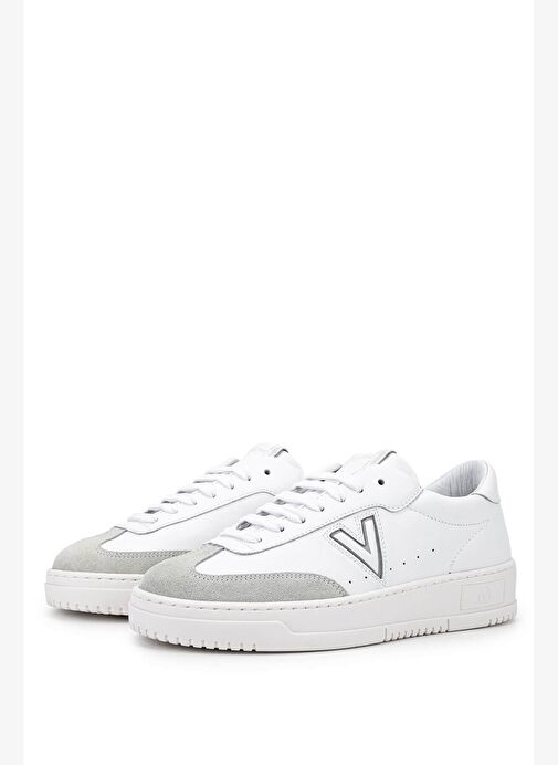 Mario Valentino Kadın Hakiki Deri Beyaz Sneakers & Spor Ayakkabı - Görsel 6