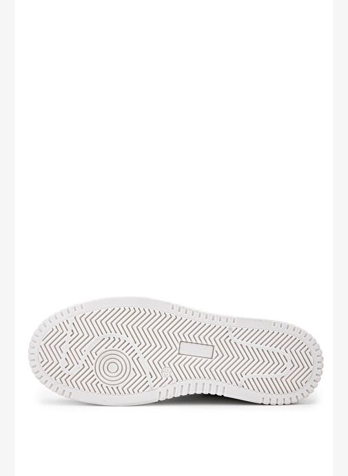 Mario Valentino Kadın Hakiki Deri Beyaz/Bordo Sneakers & Spor Ayakkabı - Görsel 4