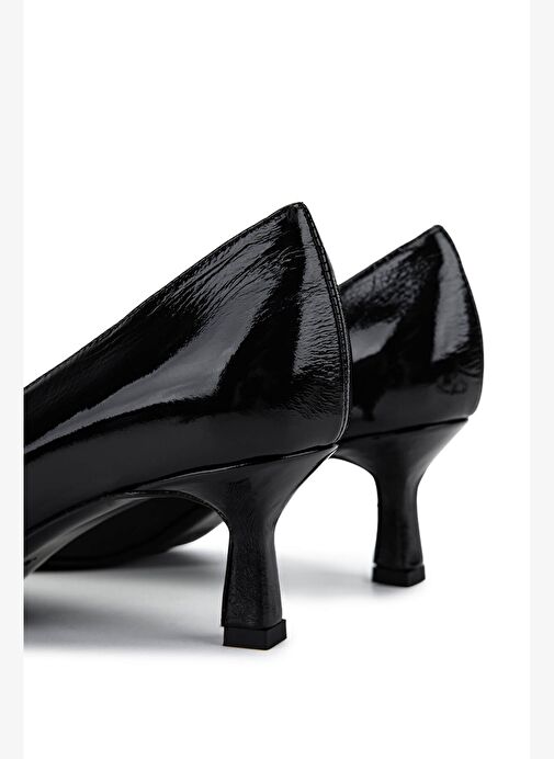 Mario Valentino Kadın Hakiki Deri Siyah Topuklu Ayakkabı - Görsel 7