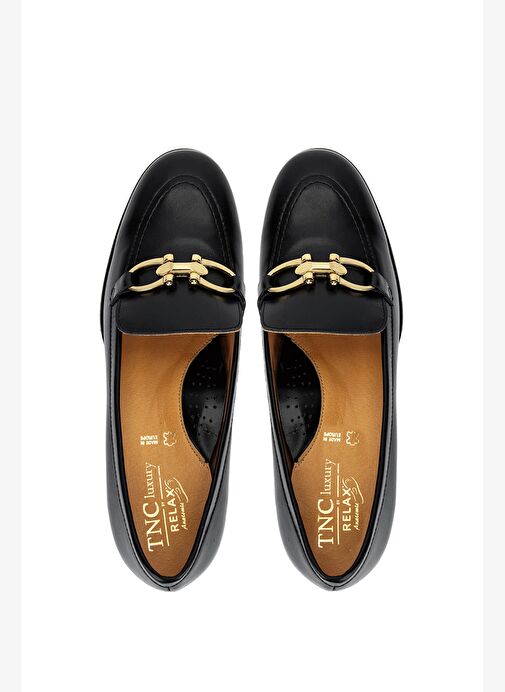 Relax Anatomic Kadın Hakiki Deri Siyah Comfort Ayakkabı - Görsel 7