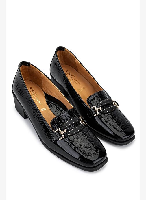 Relax Anatomic Kadın Hakiki Deri Siyah Comfort Ayakkabı - Görsel 3