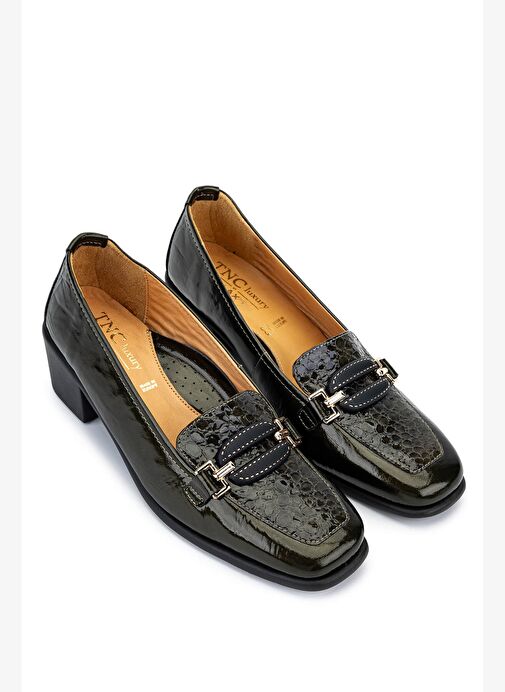 Relax Anatomic Kadın Hakiki Deri Yeşil Comfort Ayakkabı - Görsel 3