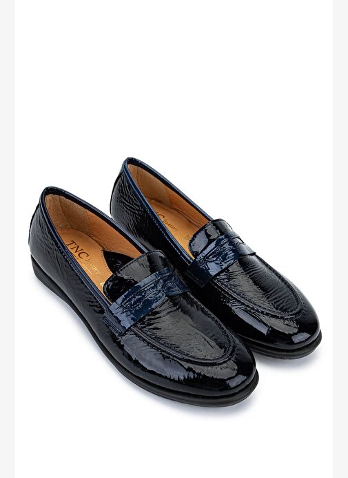 Relax Anatomic Kadın Hakiki Deri Lacivert Comfort Ayakkabı - Görsel 3