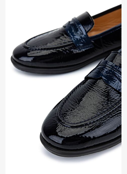 Relax Anatomic Kadın Hakiki Deri Lacivert Comfort Ayakkabı - Görsel 5