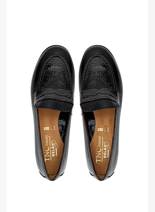 Relax Anatomic Kadın Hakiki Deri Siyah Comfort Ayakkabı - Görsel 6