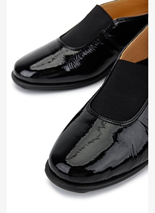 Relax Anatomic Kadın Hakiki Deri Siyah Comfort Ayakkabı - Görsel 5