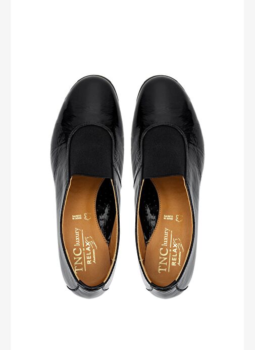 Relax Anatomic Kadın Hakiki Deri Siyah Comfort Ayakkabı - Görsel 6