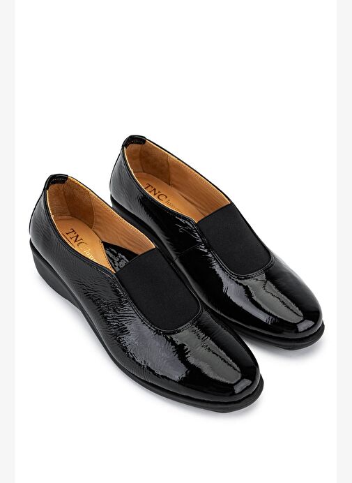 Relax Anatomic Kadın Hakiki Deri Siyah Comfort Ayakkabı - Görsel 3