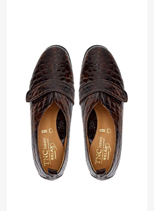 Relax Anatomic Kadın Hakiki Deri Kahverengi Comfort Ayakkabı - Görsel 6