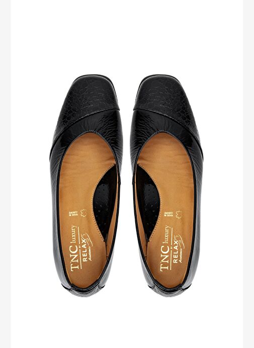 Relax Anatomic Kadın Hakiki Deri Siyah Comfort Ayakkabı - Görsel 7