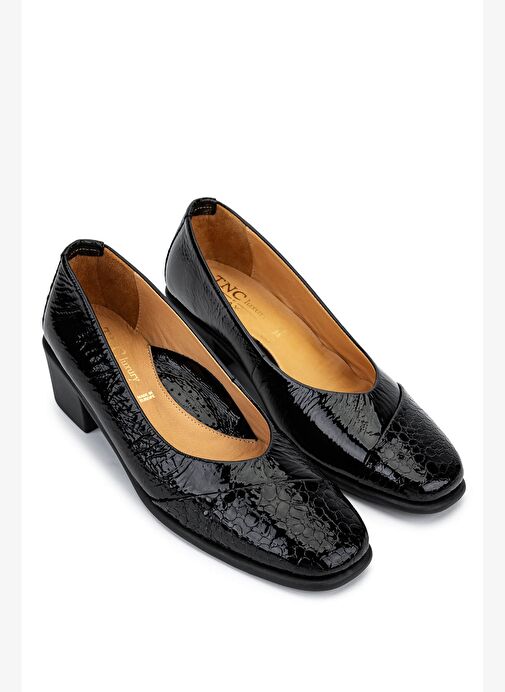 Relax Anatomic Kadın Hakiki Deri Siyah Comfort Ayakkabı - Görsel 3