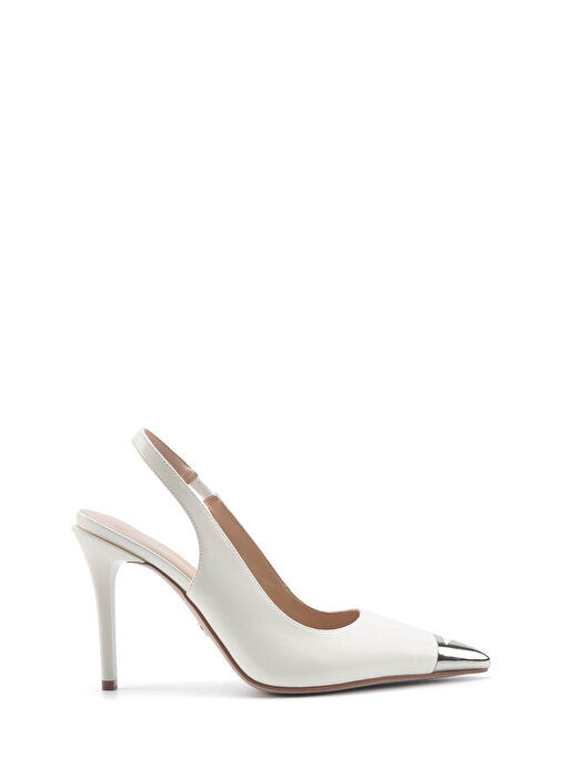 DAISI 5FX Krem Kadın Topuklu Ayakkabı - Görsel 2