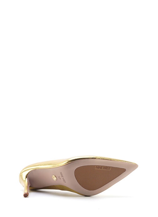 JULLY 5FX Altın Kadın Topuklu Ayakkabı - Görsel 5