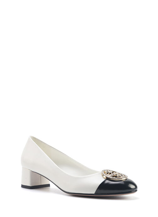 HALAINE 5FX Beyaz Kadın Topuklu Ayakkabı - Görsel 3