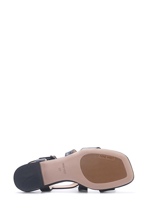 ETRINA 5FX Siyah Kadın Düz Sandalet - Görsel 5