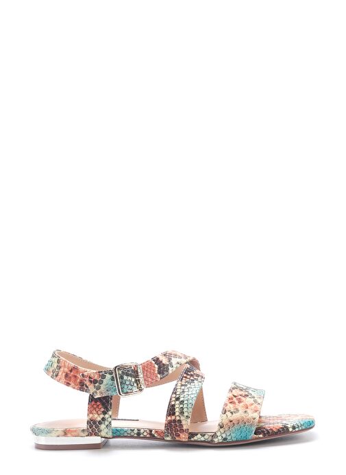 ETRINA2 5FX Turuncu Kadın Düz Sandalet - Görsel 2