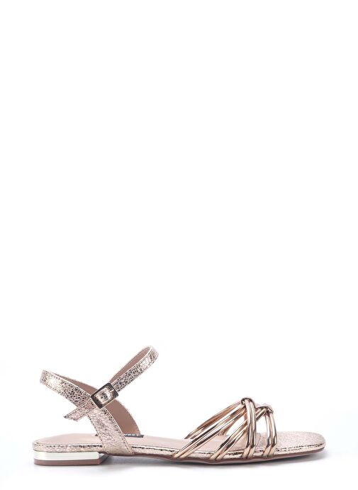 MABERA 5FX Rose Gold Kadın Düz Sandalet - Görsel 2