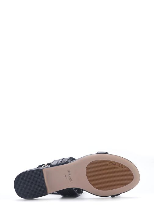 MAIS 5FX Siyah Kadın Düz Sandalet - Görsel 5