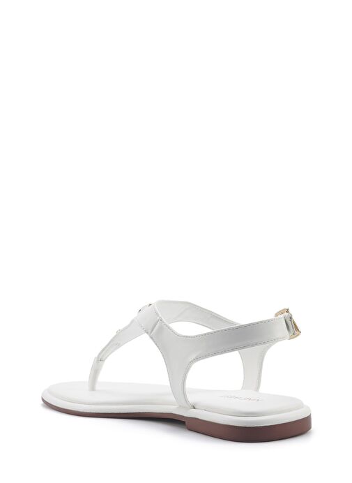OPHELIA 5FX Beyaz Kadın Düz Sandalet - Görsel 4