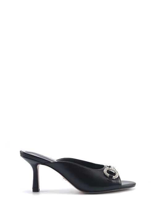 LAMASTA 5FX Siyah Kadın Topuklu Terlik - Görsel 2