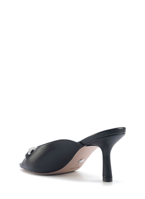 LAMASTA 5FX Siyah Kadın Topuklu Terlik - Görsel 4